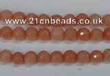 CCN1811 15 inches 6mm faceted round candy jade beads wholesale