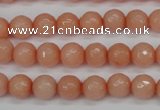 CCN1812 15 inches 8mm faceted round candy jade beads wholesale