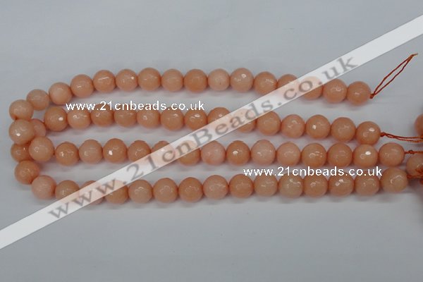 CCN1814 15 inches 12mm faceted round candy jade beads wholesale