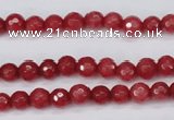 CCN1840 15 inches 4mm faceted round candy jade beads wholesale