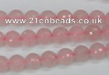 CCN1851 15 inches 6mm faceted round candy jade beads wholesale