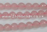 CCN1852 15 inches 8mm faceted round candy jade beads wholesale