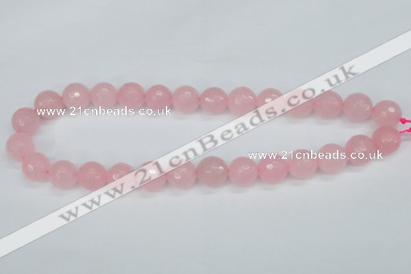 CCN1855 15 inches 14mm faceted round candy jade beads wholesale