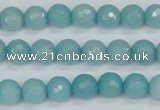 CCN1862 15 inches 8mm faceted round candy jade beads wholesale