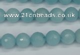 CCN1863 15 inches 10mm faceted round candy jade beads wholesale