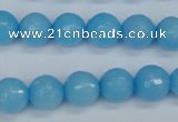 CCN1873 15 inches 10mm faceted round candy jade beads wholesale