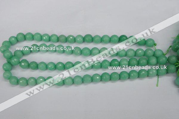 CCN1883 15 inches 10mm faceted round candy jade beads wholesale