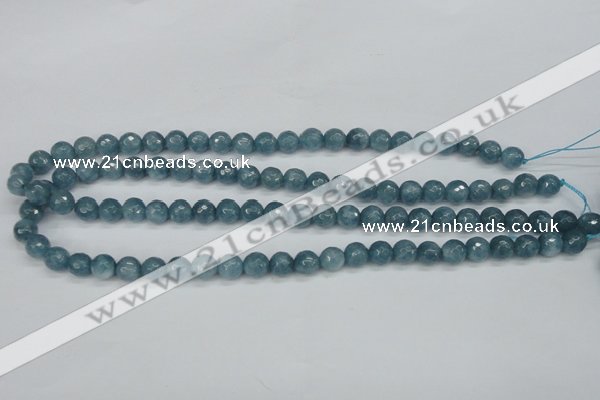 CCN1912 15 inches 8mm faceted round candy jade beads wholesale