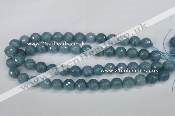 CCN1915 15 inches 14mm faceted round candy jade beads wholesale