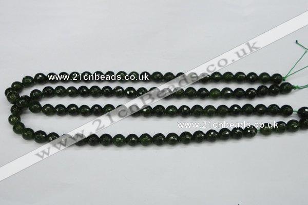 CCN1922 15 inches 8mm faceted round candy jade beads wholesale