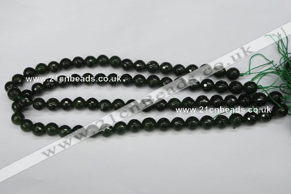 CCN1923 15 inches 10mm faceted round candy jade beads wholesale