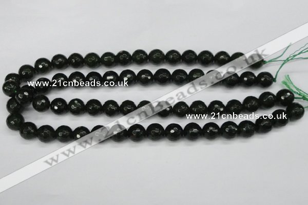 CCN1924 15 inches 12mm faceted round candy jade beads wholesale