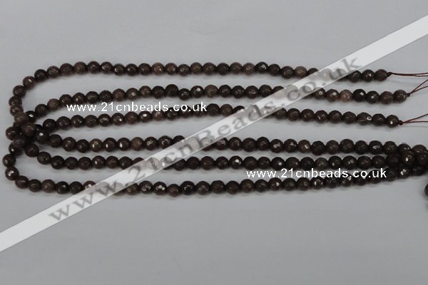 CCN1931 15 inches 6mm faceted round candy jade beads wholesale