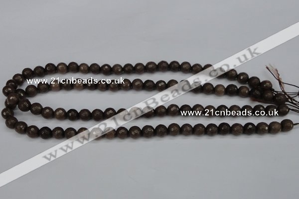 CCN1932 15 inches 8mm faceted round candy jade beads wholesale