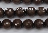 CCN1933 15 inches 10mm faceted round candy jade beads wholesale