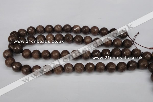 CCN1935 15 inches 14mm faceted round candy jade beads wholesale