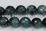 CCN1944 15 inches 12mm faceted round candy jade beads wholesale