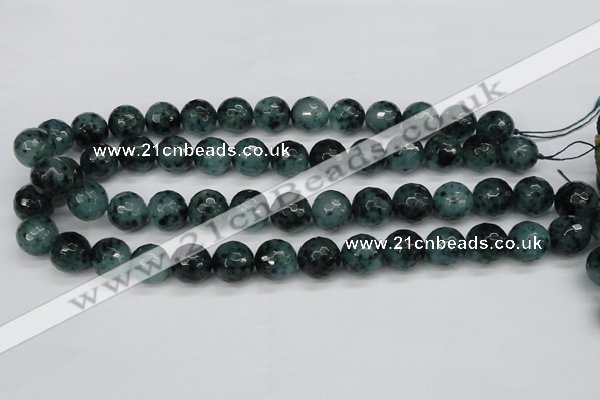 CCN1944 15 inches 12mm faceted round candy jade beads wholesale