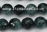 CCN1945 15 inches 14mm faceted round candy jade beads wholesale