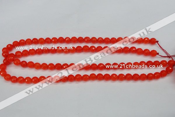 CCN1950 15 inches 4mm faceted round candy jade beads wholesale