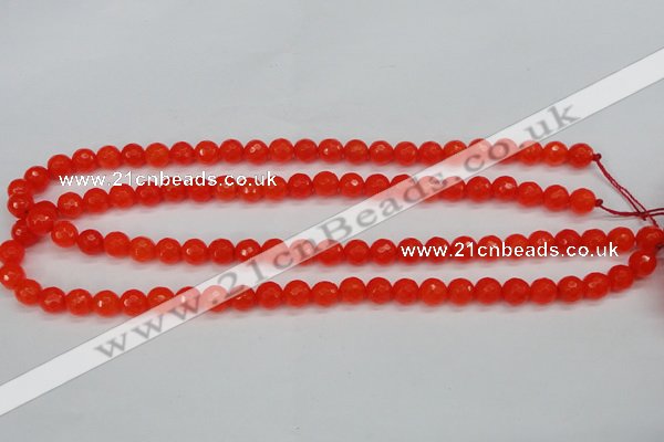 CCN1950 15 inches 4mm faceted round candy jade beads wholesale