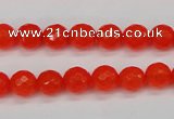 CCN1952 15 inches 8mm faceted round candy jade beads wholesale