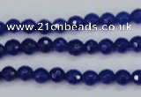 CCN1960 15 inches 4mm faceted round candy jade beads wholesale