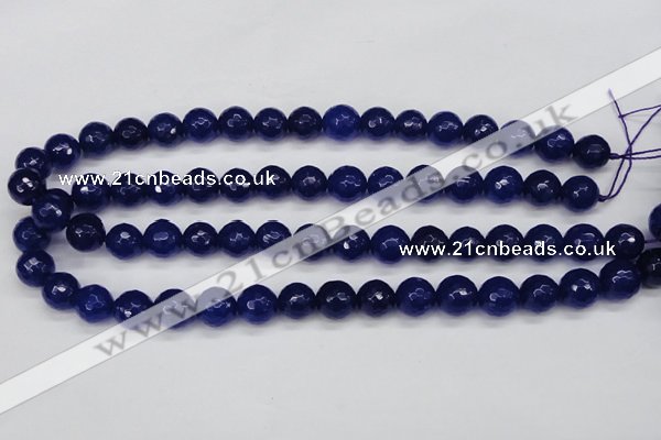 CCN1964 15 inches 12mm faceted round candy jade beads wholesale