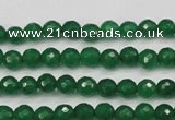 CCN1970 15 inches 4mm faceted round candy jade beads wholesale