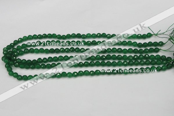 CCN1970 15 inches 4mm faceted round candy jade beads wholesale