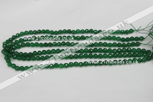 CCN1972 15 inches 8mm faceted round candy jade beads wholesale