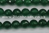 CCN1974 15 inches 12mm faceted round candy jade beads wholesale