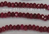 CCN1988 15 inches 3*5mm faceted rondelle candy jade beads wholesale