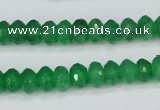 CCN1997 15 inches 5*8mm faceted rondelle candy jade beads wholesale