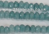 CCN2000 15 inches 3*5mm faceted rondelle candy jade beads wholesale