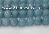 CCN2015 15 inches 4mm faceted round candy jade beads wholesale