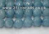 CCN2017 15 inches 8mm faceted round candy jade beads wholesale