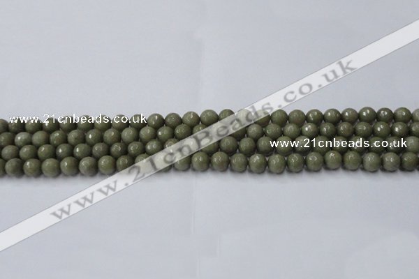 CCN2022 15 inches 4mm faceted round candy jade beads wholesale