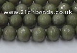 CCN2023 15 inches 6mm faceted round candy jade beads wholesale