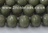 CCN2026 15 inches 12mm faceted round candy jade beads wholesale