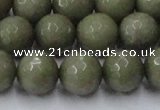 CCN2027 15 inches 14mm faceted round candy jade beads wholesale