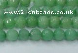 CCN2029 15 inches 4mm faceted round candy jade beads wholesale