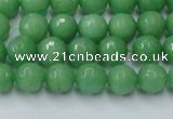 CCN2030 15 inches 6mm faceted round candy jade beads wholesale