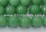 CCN2034 15 inches 14mm faceted round candy jade beads wholesale