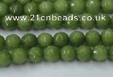 CCN2036 15 inches 4mm faceted round candy jade beads wholesale