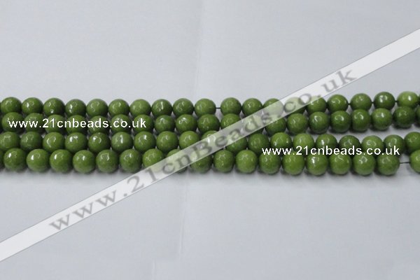 CCN2038 15 inches 8mm faceted round candy jade beads wholesale