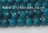 CCN2043 15 inches 4mm faceted round candy jade beads wholesale