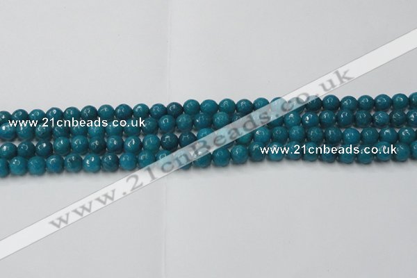 CCN2043 15 inches 4mm faceted round candy jade beads wholesale