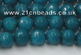 CCN2045 15 inches 8mm faceted round candy jade beads wholesale