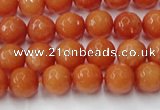 CCN2051 15 inches 6mm faceted round candy jade beads wholesale